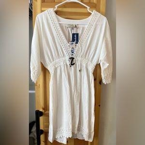 White Boho Dress